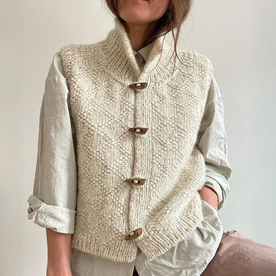 Women's Sleeveless Cardigan Vest – Longline Layering Cardigan