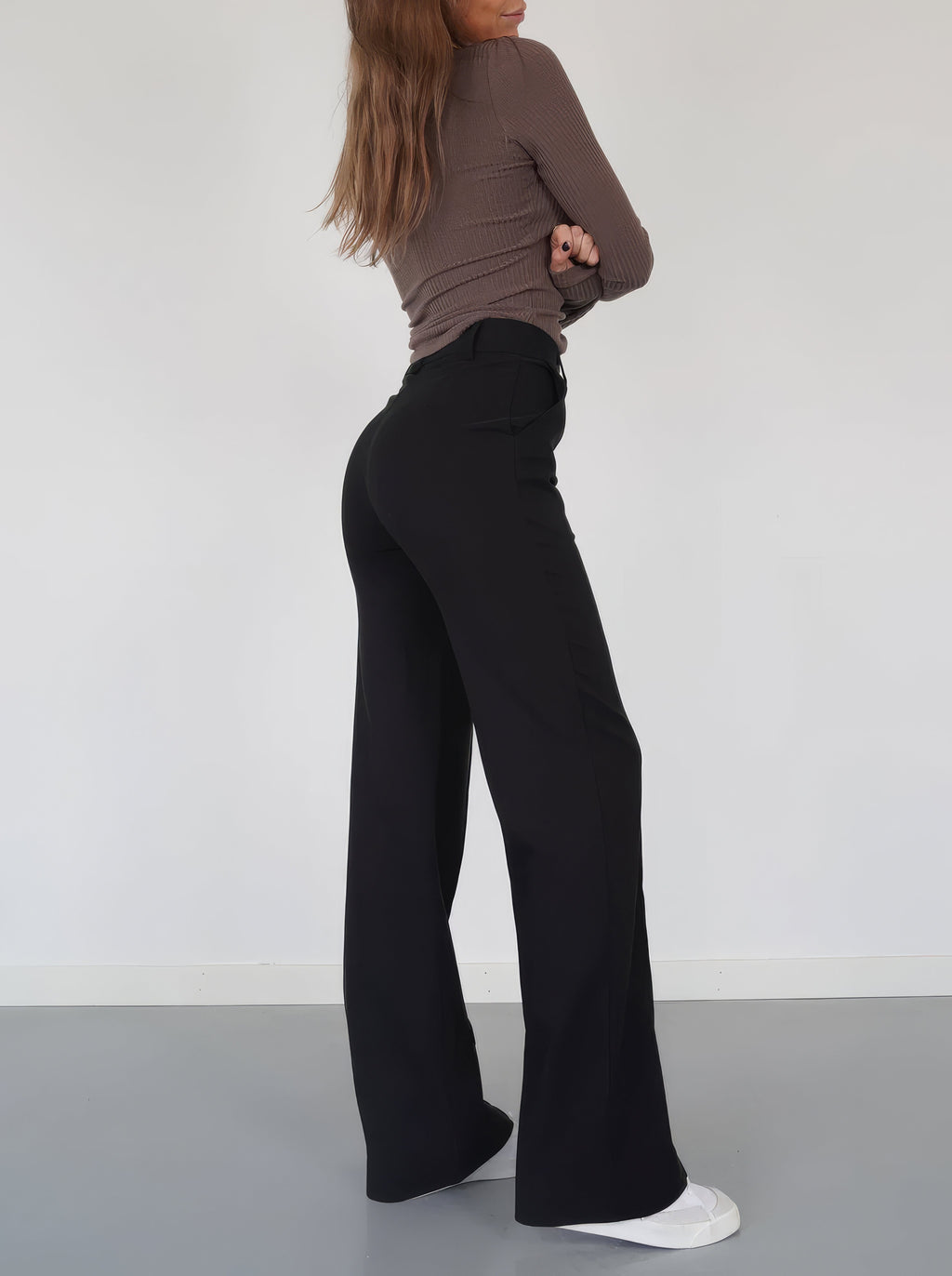 Women's Relaxed Wide Leg Pants – High Rise Casual Pants