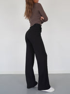 Women's Relaxed Wide Leg Pants – High Rise Casual Pants