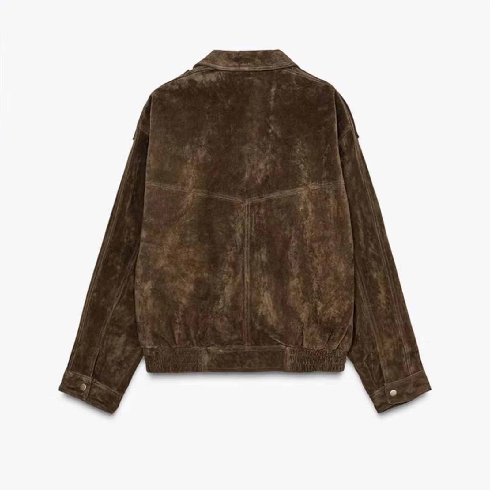 Women's Oversized Western Jacket – Fringe Detail Vintage Jacket