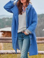 Women's Relaxed Button Jacket – Lightweight Transitional Jacket