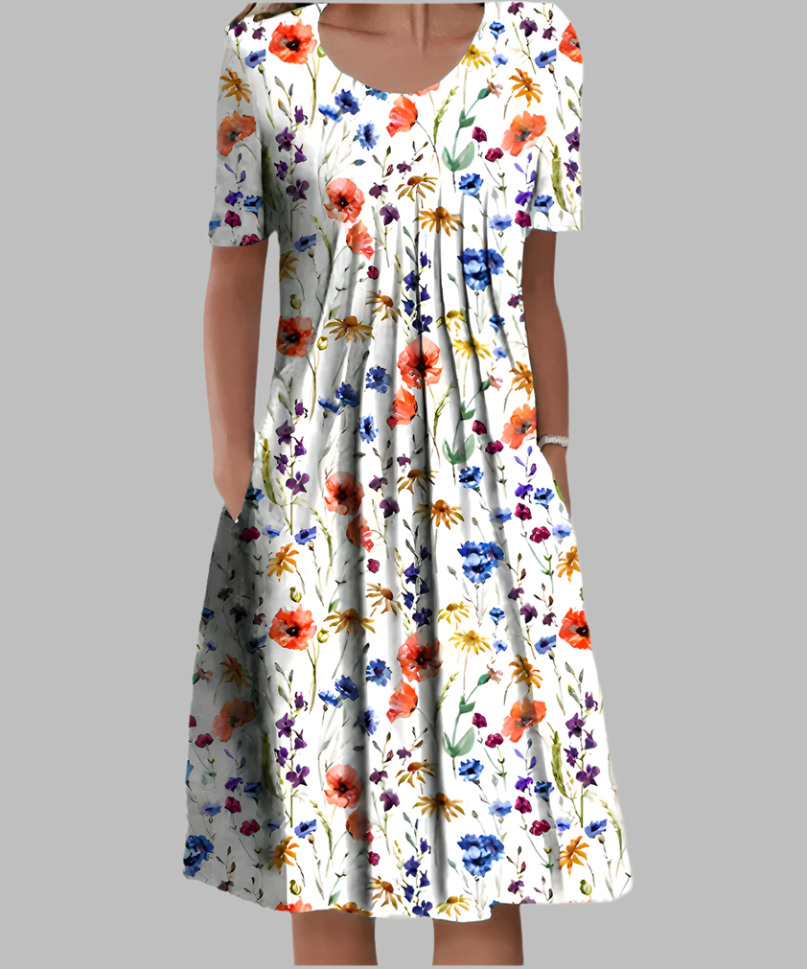 Women's Elegant Midi Dress – Timeless Occasion Dress – Audrey