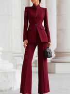 Women's Office Blazer Set – Tailored Pants Set – Mckinley