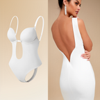 Women's Backless Support Bodysuit – Low Back Seamless Shaping Bodysuit