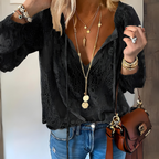 Women's Lace Blouse – Bow Detail Blouse – Rosalie