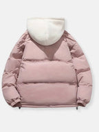 Women's Fleece Lined Jacket – Hooded Winter Zip-Up Jacket