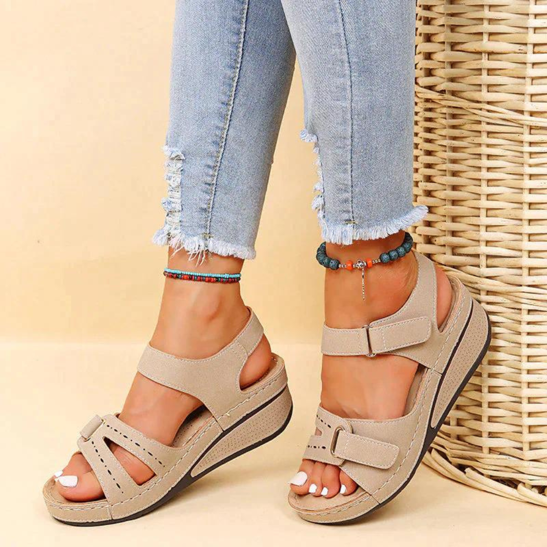 Women's Walking Sandals with Soft Footbed and Secure Straps