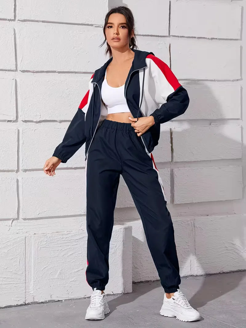 Women's Zip-Up Lounge Set – Hooded Legging Co-Ord