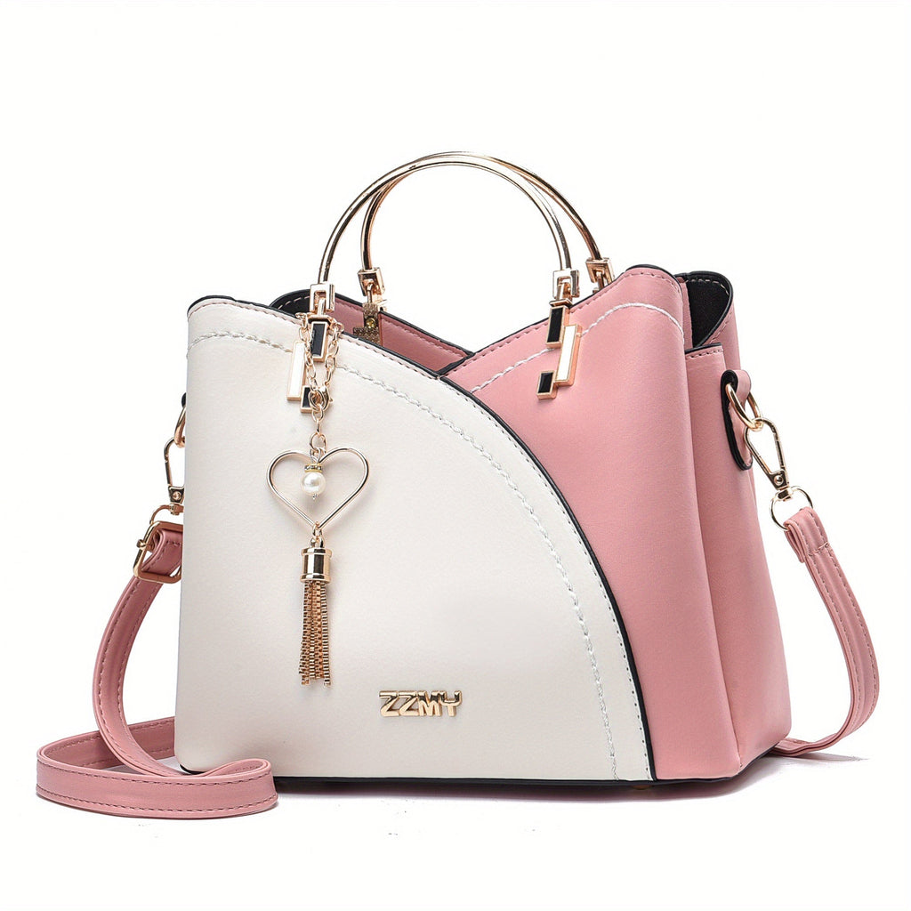 Women's Luxury Faux Leather Bag – Elegant Shoulder Bag – Lillian