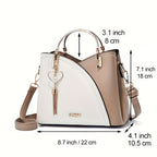 Women's Luxury Faux Leather Bag – Elegant Shoulder Bag – Lillian