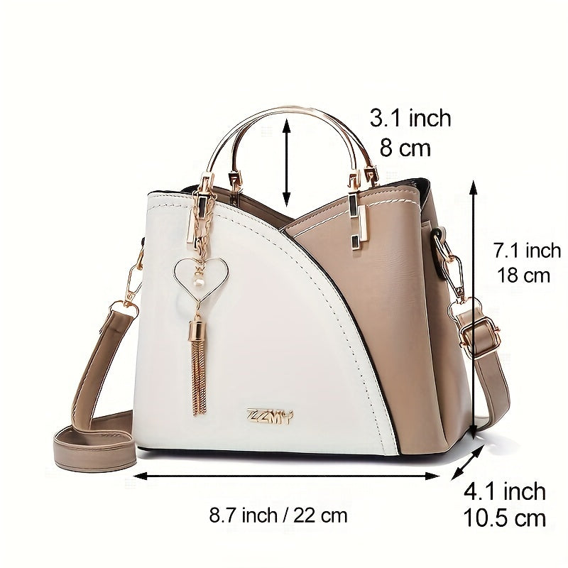 Women's Luxury Faux Leather Bag – Elegant Shoulder Bag – Lillian