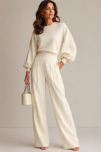 Women's Ribbed Lounge Set – Zip Sweat Set