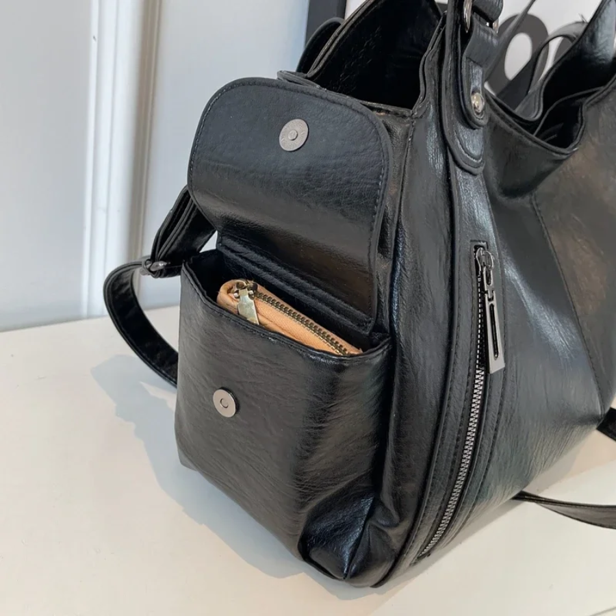 Women's Casual Shoulder Bag – Stylish Everyday Shoulder Bag – Amber