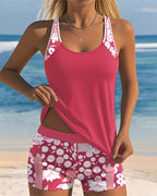 Women's Floral Bikini Set – Two-Piece Swim Set – Melanie