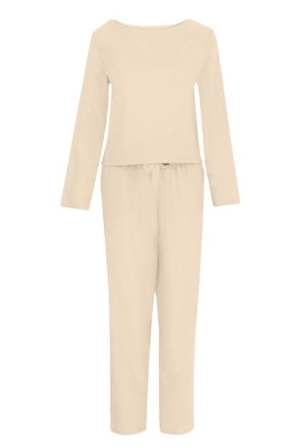 Women's Monochrome Two-Piece Set – Relaxed Top & Wide Leg Pants Set