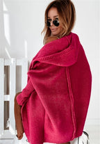Women's Relaxed Sleeve Cardigan – Oversized Longline Cardigan