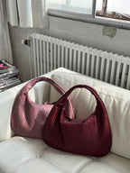 Women's Braided Shoulder Bag – Woven Everyday Shoulder Bag – Tess