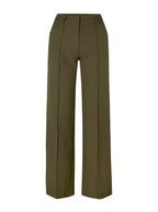 Women's Tailored Wide Leg Trousers – High Waist Slim Fit Dress Pants