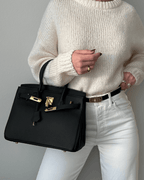 Women's Faux Leather Handbag – Luxury Designer Handbag – Solana