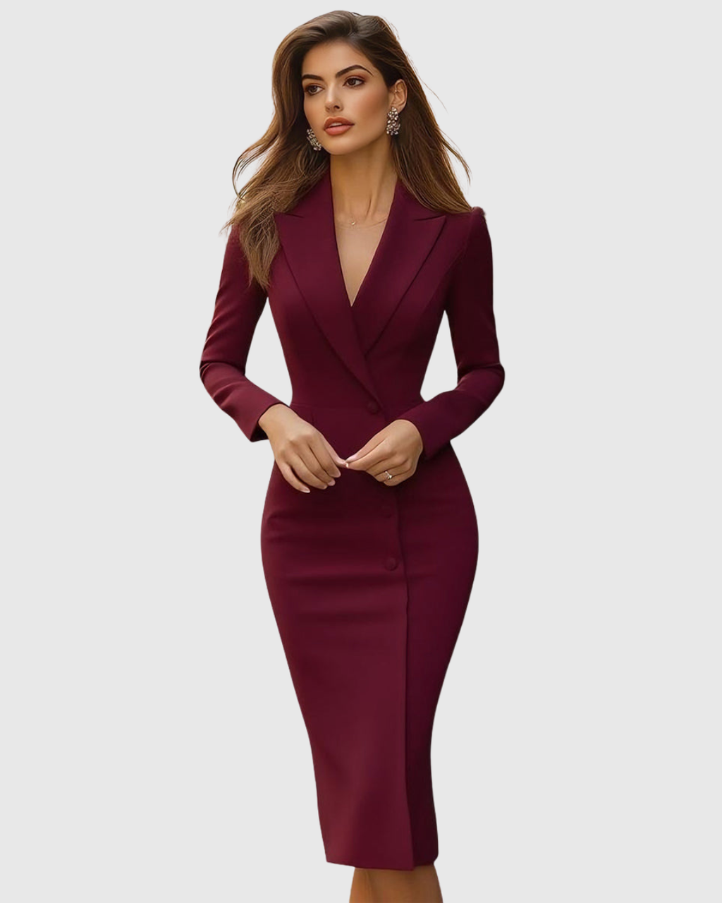 Juliette | Tailored Blazer Midi Dress