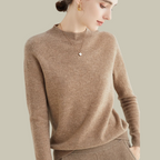 Women's Fitted Turtleneck Sweater – Roll Neck Winter Sweater