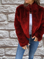 Women's Autumn Jacket – Warm Casual Jacket – Heather