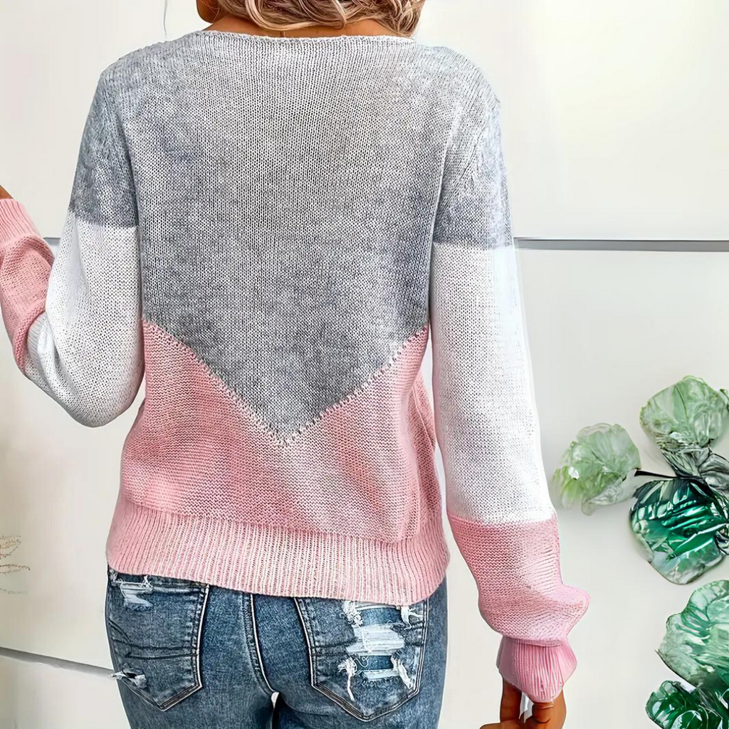 Women's Oversized Sweater – Relaxed Fit Casual Knit Sweater