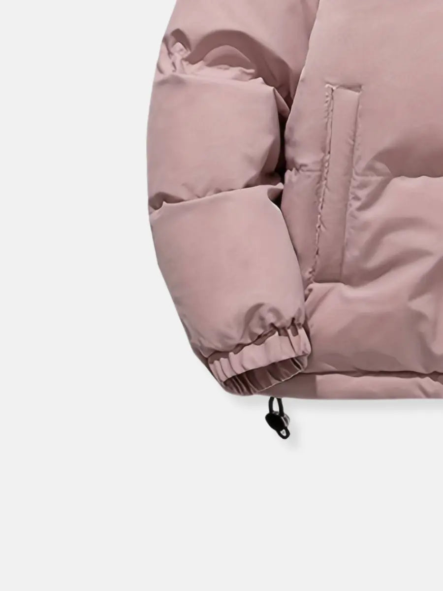 Women's Fleece Lined Jacket – Hooded Winter Zip-Up Jacket