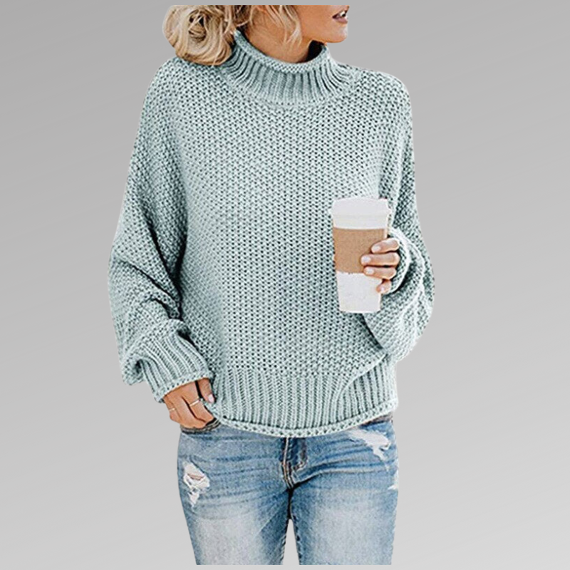 Women's Relaxed Knit Sweater – Soft Winter Sweater