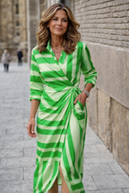 Women's Printed Vacation Maxi Dress – Sleeveless Summer Dress