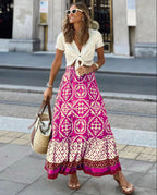 Elara | High Waist Maxi Skirt