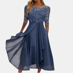 Women's Lace Occasion Dress – Layered Wedding Guest Dress