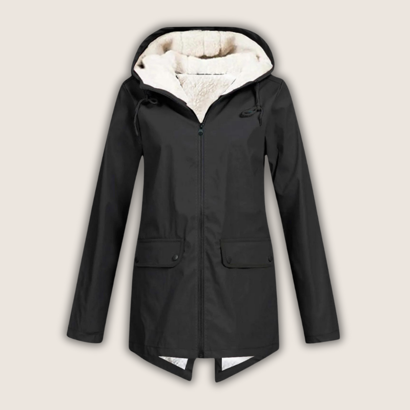 Women's Waterproof Rain Jacket – Hooded Outdoor Jacket – Rachel
