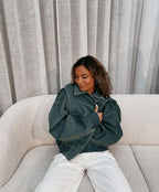 Women's Relaxed Bomber Jacket – Oversized Utility Jacket