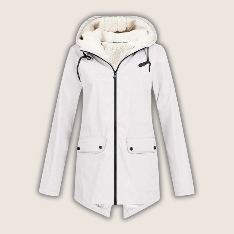 Women's Waterproof Rain Jacket – Hooded Outdoor Jacket – Rachel