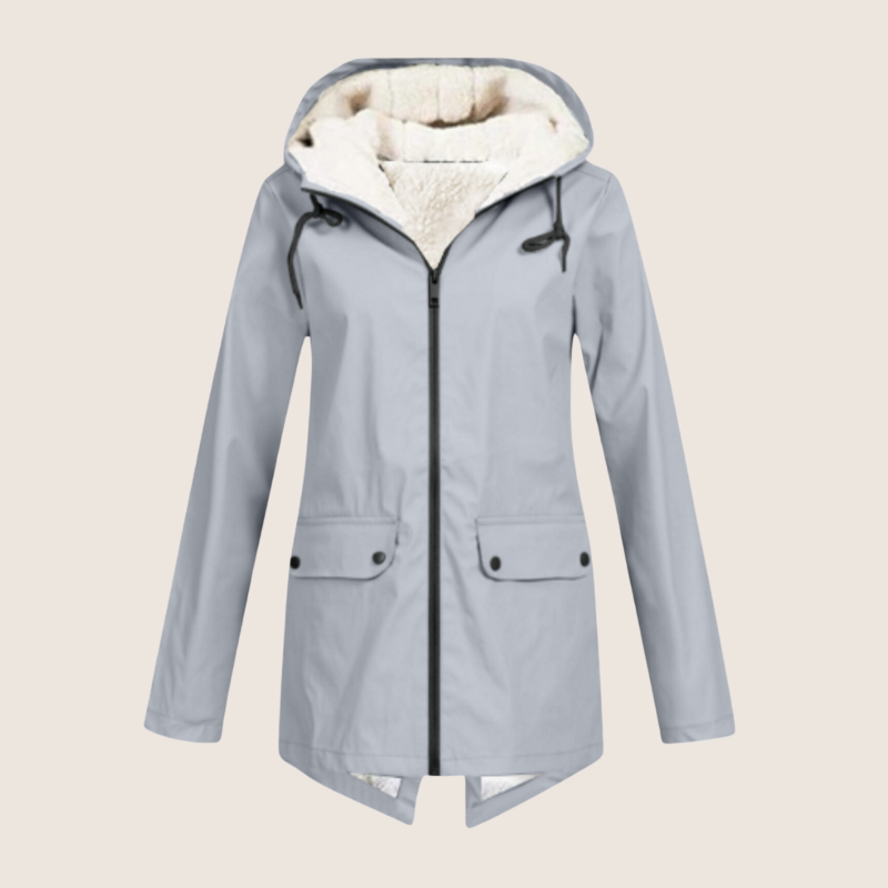 Women's Waterproof Rain Jacket – Hooded Outdoor Jacket – Rachel