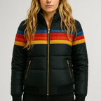 Women's Hooded Rain Jacket – Waterproof Zip-Up Outdoor Jacket