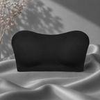 Women's Strapless Wireless Bra – Crossover Side Closure Support Bra