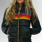 Women's Hooded Rain Jacket – Waterproof Zip-Up Outdoor Jacket
