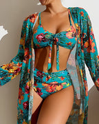 Juanita | Tropical Print Bikini Set