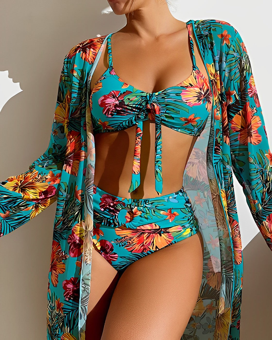 Juanita | Tropical Print Bikini Set