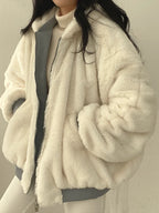 Women's Reversible Hooded Jacket – Oversized Winter Coat