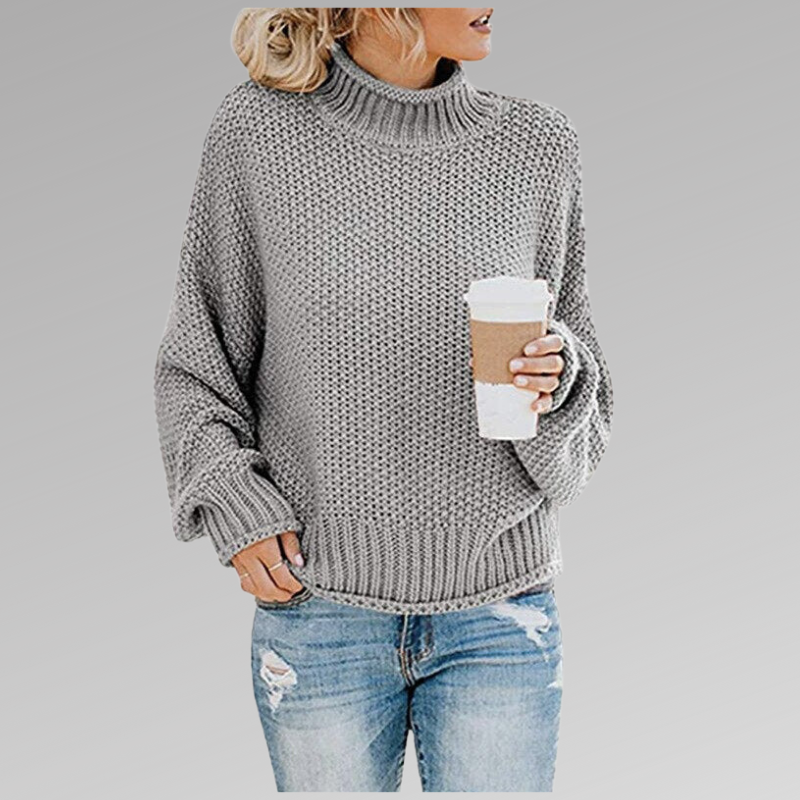 Women's Relaxed Knit Sweater – Soft Winter Sweater