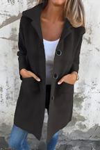 Women's Thick Autumn Coat – Soft Tailored Cold Weather Coat