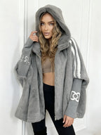 Women's Hooded Winter Coat – Padded Longline Cold Weather Coat