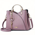 Women's Luxury Faux Leather Bag – Elegant Shoulder Bag – Lillian