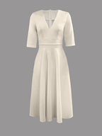Women's Vintage A-Line Swing Dress – Retro Flared Party Dress