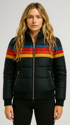 Women's Hooded Rain Jacket – Waterproof Zip-Up Outdoor Jacket