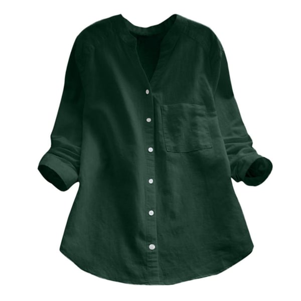 Women's Casual Button-Up Shirt – Relaxed Summer Shirt