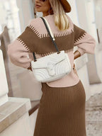 Women's Knit Skirt Set – Ribbed Sweater Co-Ord